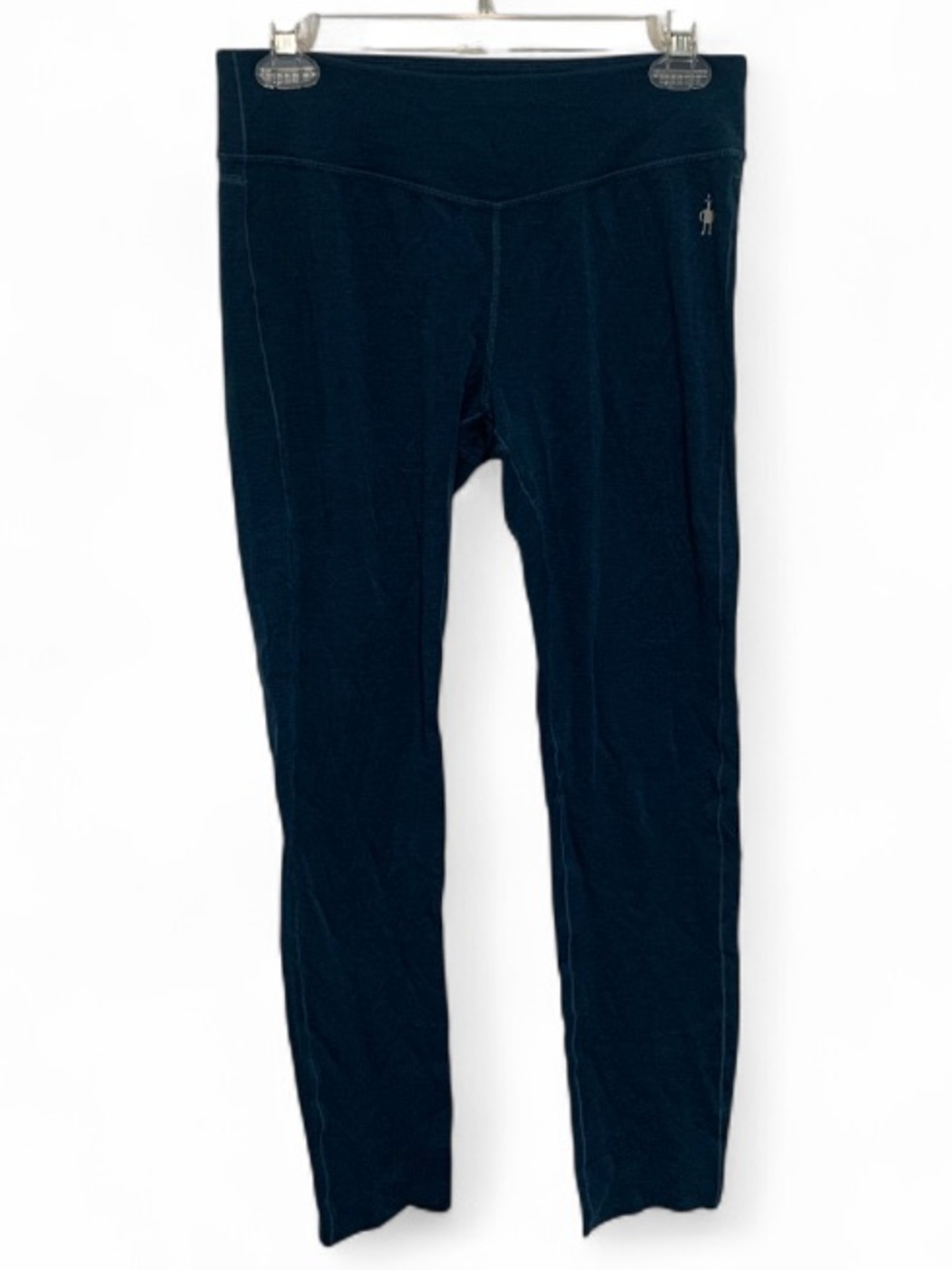 Smartwool Dark Teal Merino Wool Cropped Leggings